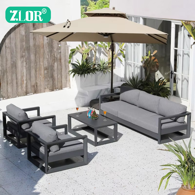 Outdoor Daybed Sofa - Luxury Aluminum Outdoor Sofa Sets Garden
