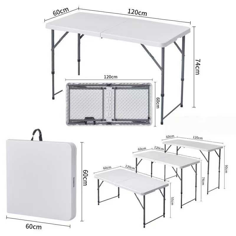 Outdoor Furniture Legs - Hot Sales Lightweight Plastic Folding Table