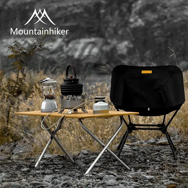 Folding Picnic Table - MOUNTAINHIKER 2/3 Bamboo Folding Table Outdoor