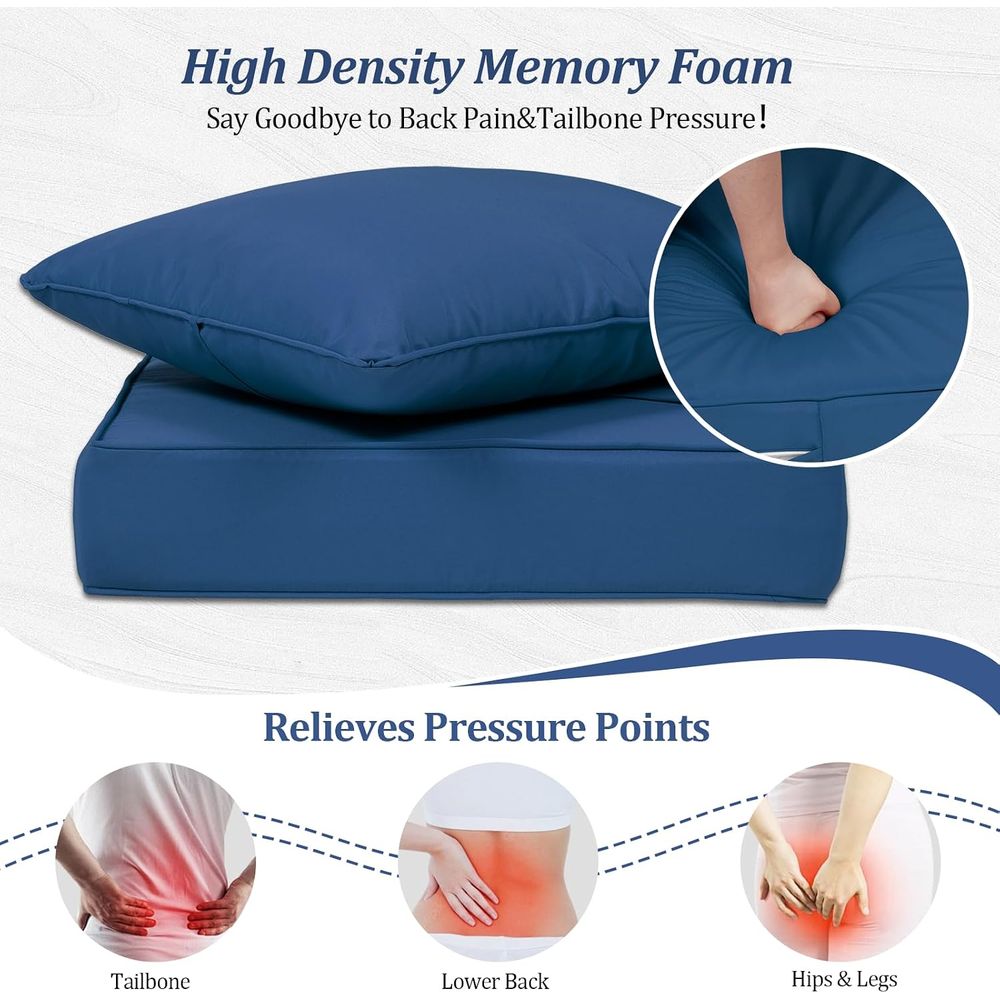 24x24 Outdoor Deep Seat Cushio - Outdoor Furniture Waterproof ulasan dan harga