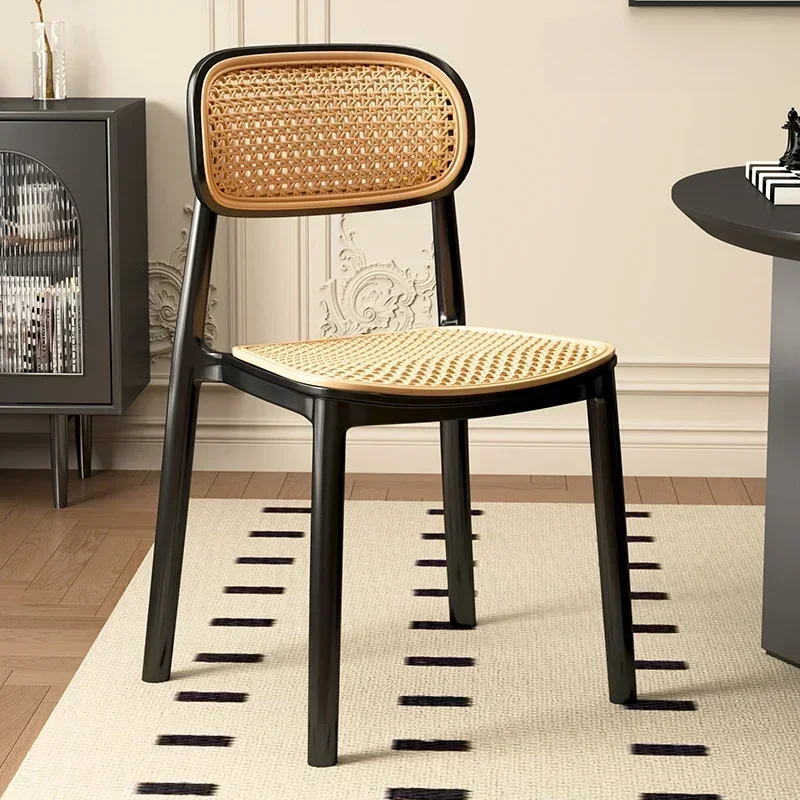 Nordic Rattan Plastic Chairs O - Outdoor Furniture Online ulasan dan harga