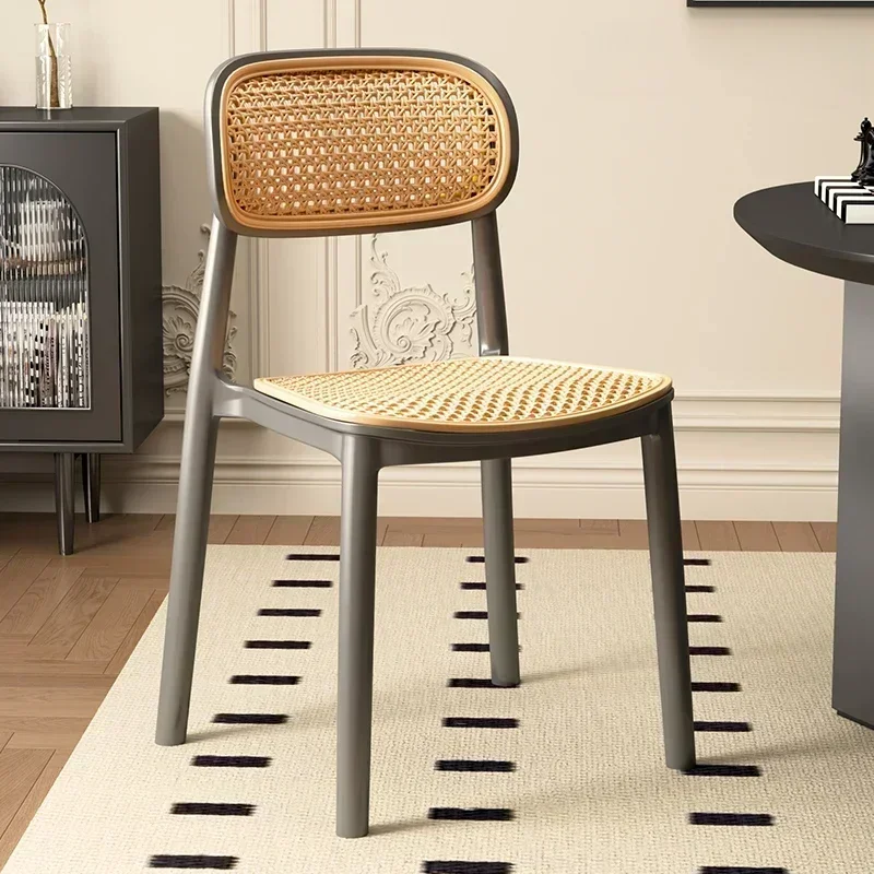 Nordic Rattan Plastic Chairs O - Outdoor Furniture Online ulasan dan harga
