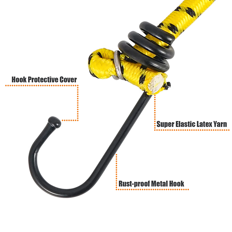 6Pcs Outdoor Camping Elastic R - Outdoor Furniture Rope ulasan dan harga