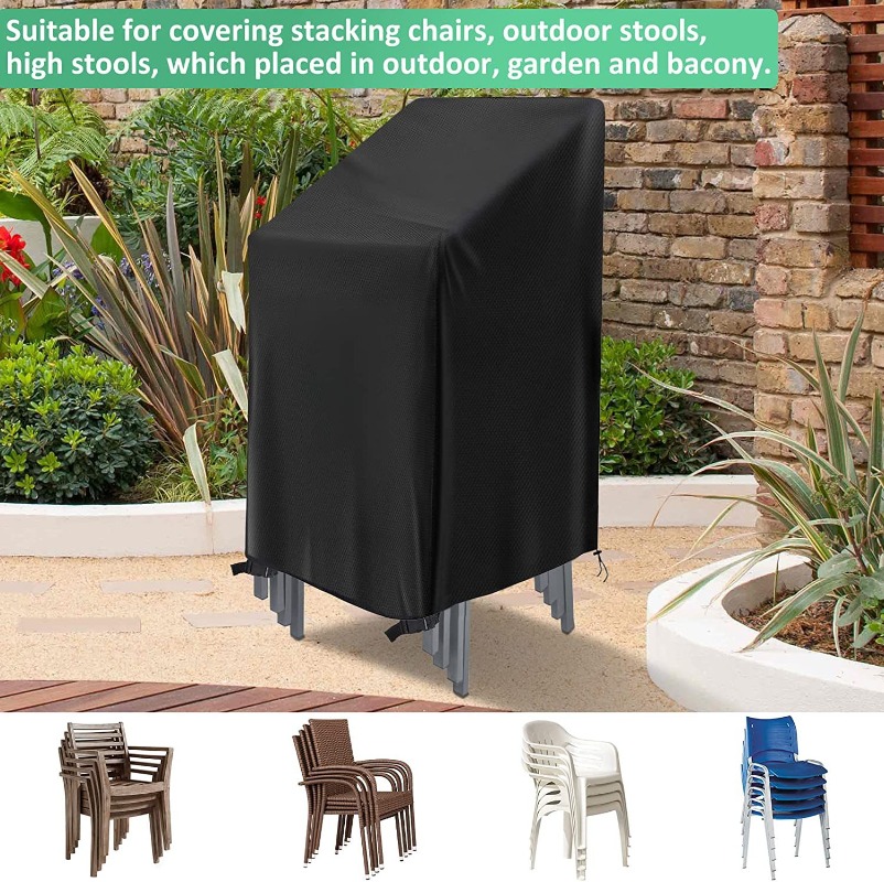 1/2/PCS Stacked Chair Dust Cov - Outdoor Furniture Waterproof ulasan dan harga