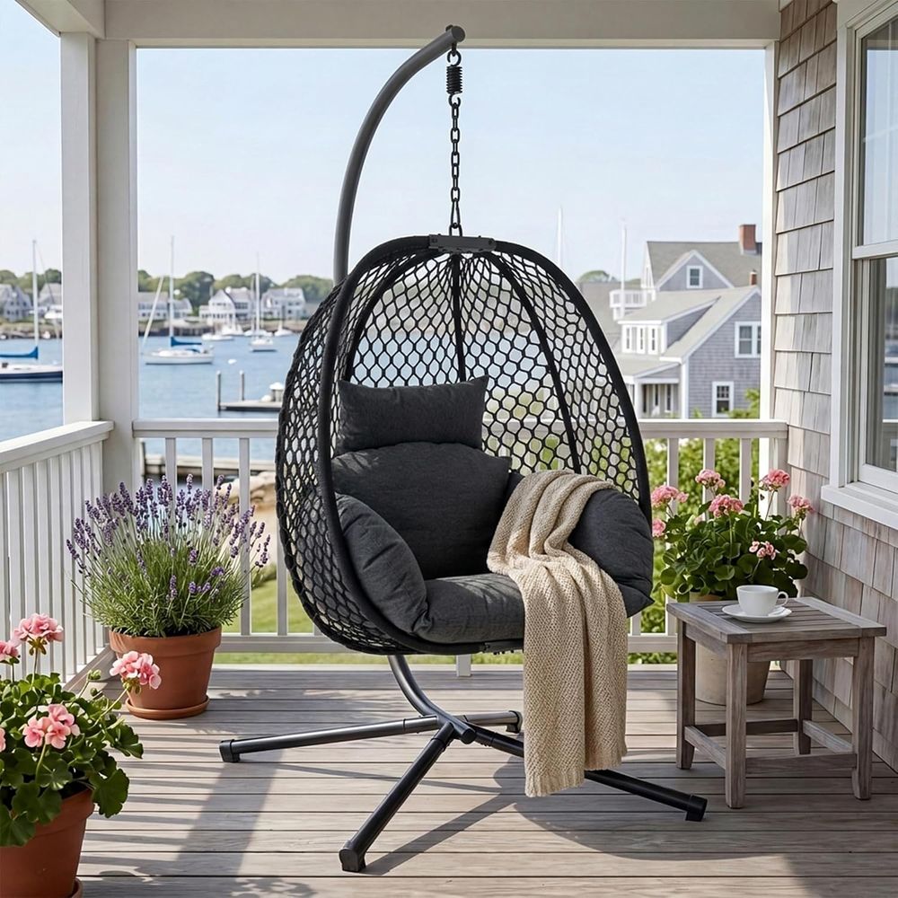Egg Chair Outdoor with Stand,  - Hanging Egg Chair ulasan dan harga