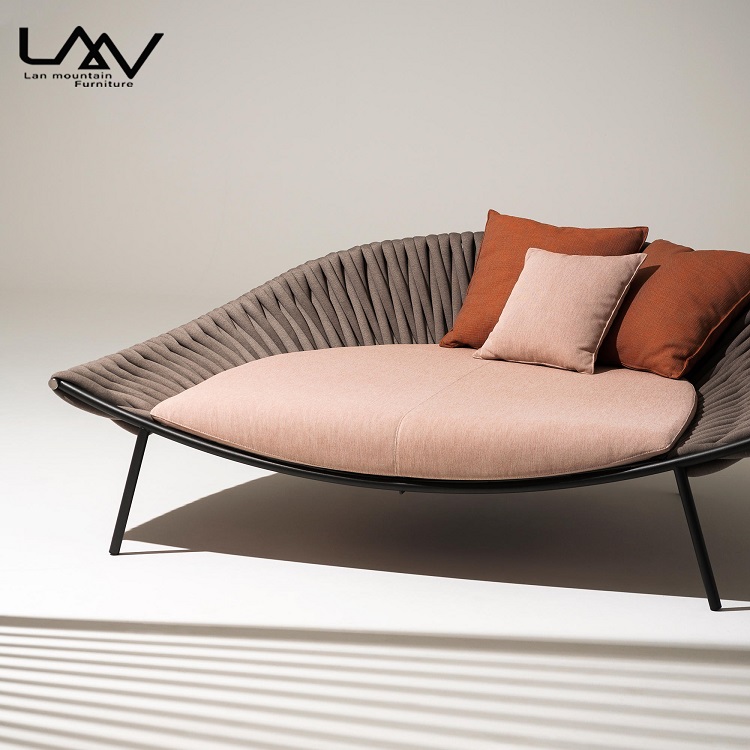 Modern Outdoor Garden Weave Ro - Outdoor Daybed Sofa ulasan dan harga