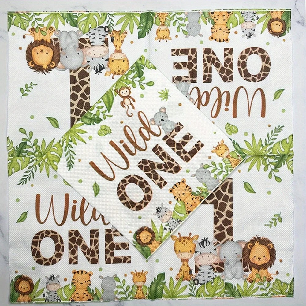 20Pcs/Bag Jungle Animal Wild O - Folding Picnic Table ulasan dan harga