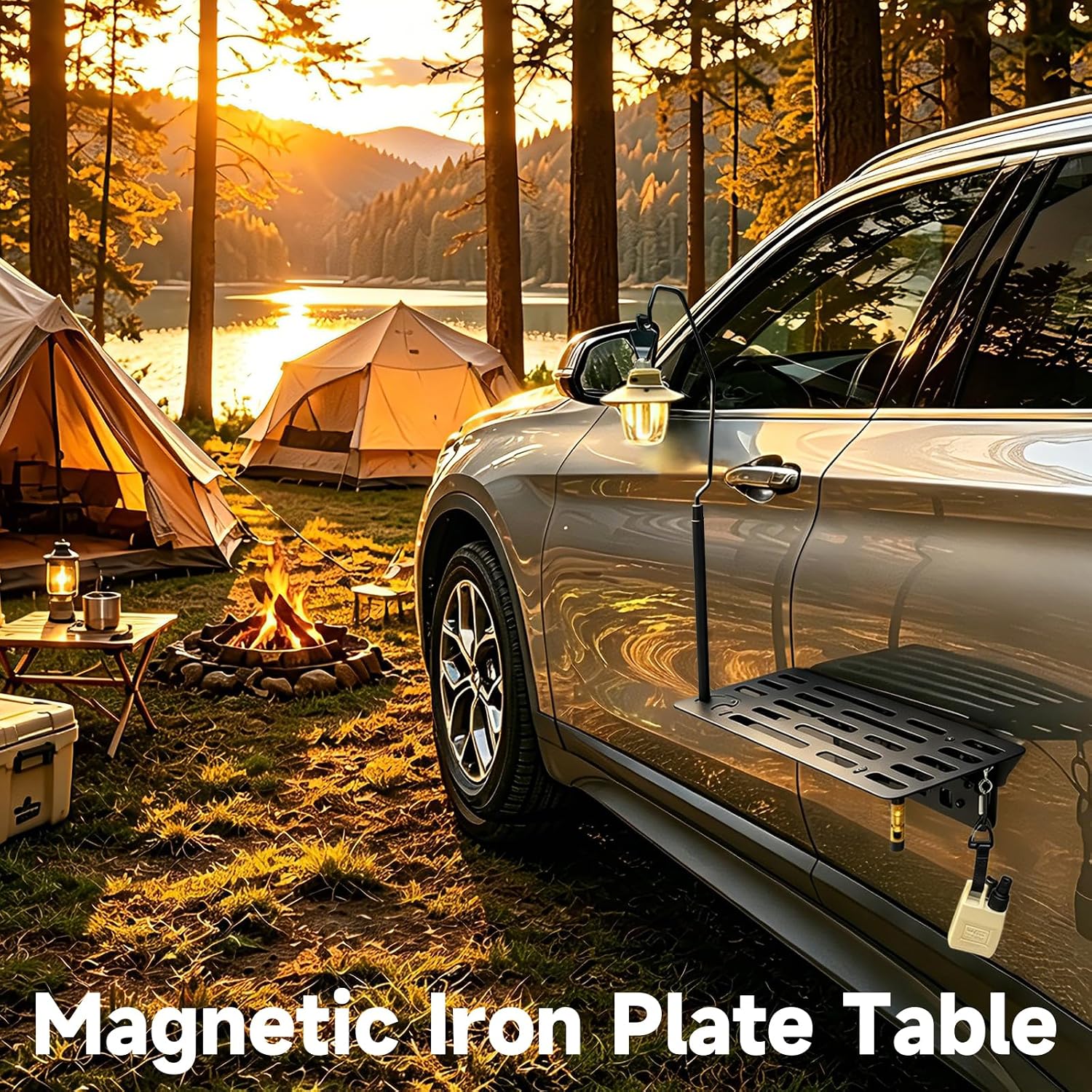 Magnetic Foldable Car Side Tab - Folding Picnic Table ulasan dan harga