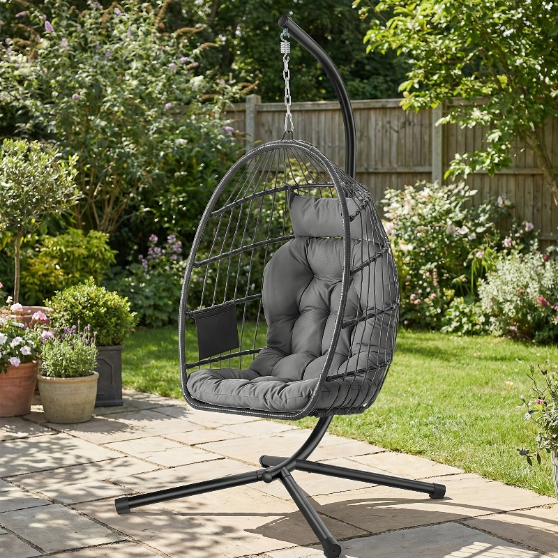 Hanging Egg Chair with Stand – - Hanging Egg Chair ulasan dan harga