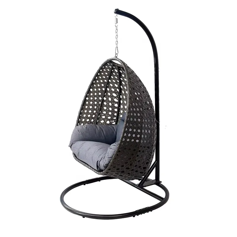 Egg Shape Black Patio Porch Wi - Hanging Egg Chair ulasan dan harga