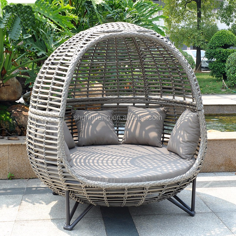 Nordic Patio Canopy Daybed Out - Outdoor Daybed Sofa ulasan dan harga