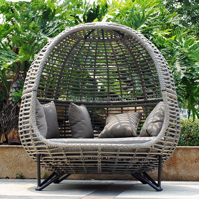 Nordic Patio Canopy Daybed Out - Outdoor Daybed Sofa ulasan dan harga