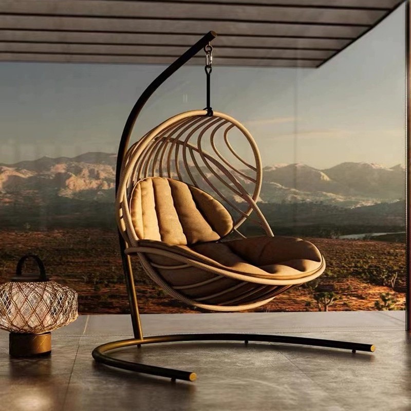 Rattan Wicker Egg Shaped Hangi - Hanging Egg Chair ulasan dan harga