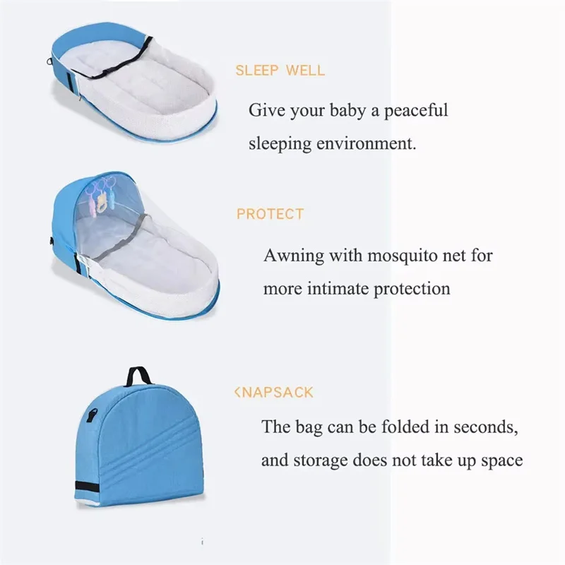 Baby Bed Convenient Folding An - Outdoor Daybed Sofa ulasan dan harga