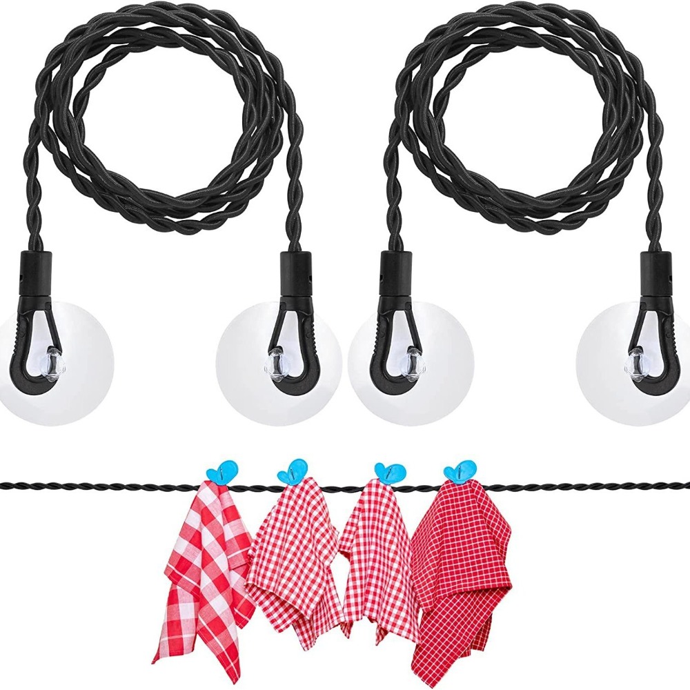 Retractable Clothesline Suctio - Outdoor Furniture Rope ulasan dan harga