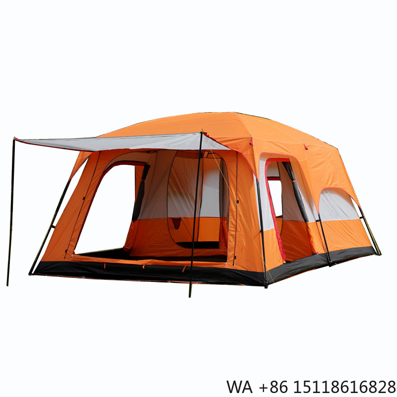 Outdoor Camping Tent with Two  - Outdoor Furniture Waterproof ulasan dan harga