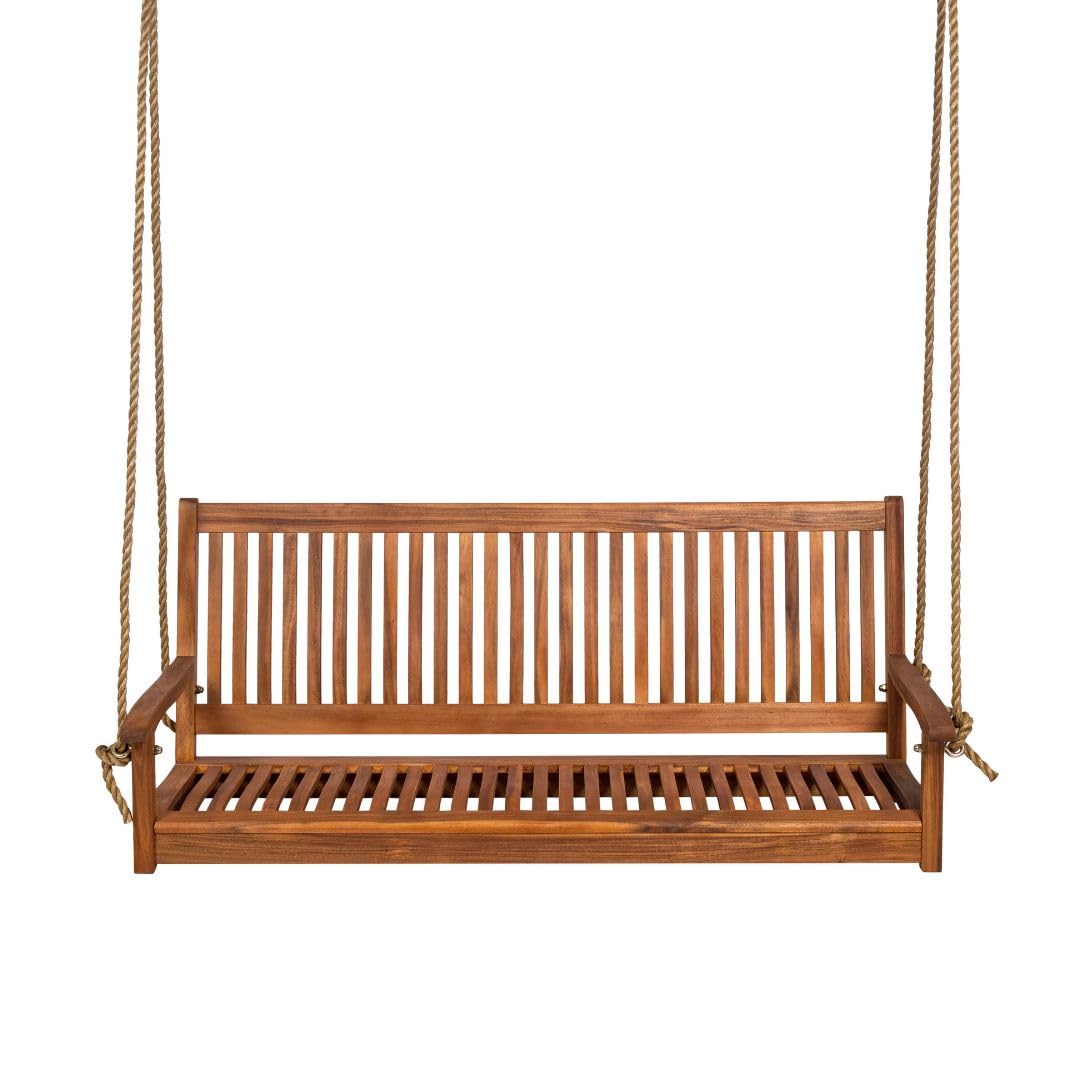 5ft Acacia Wood Porch Swing We - Outdoor Furniture Oil ulasan dan harga