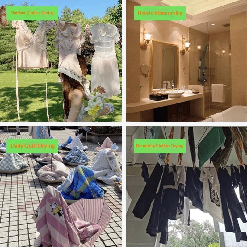 8m Travel Clothesline Retracta - Outdoor Furniture Rope ulasan dan harga