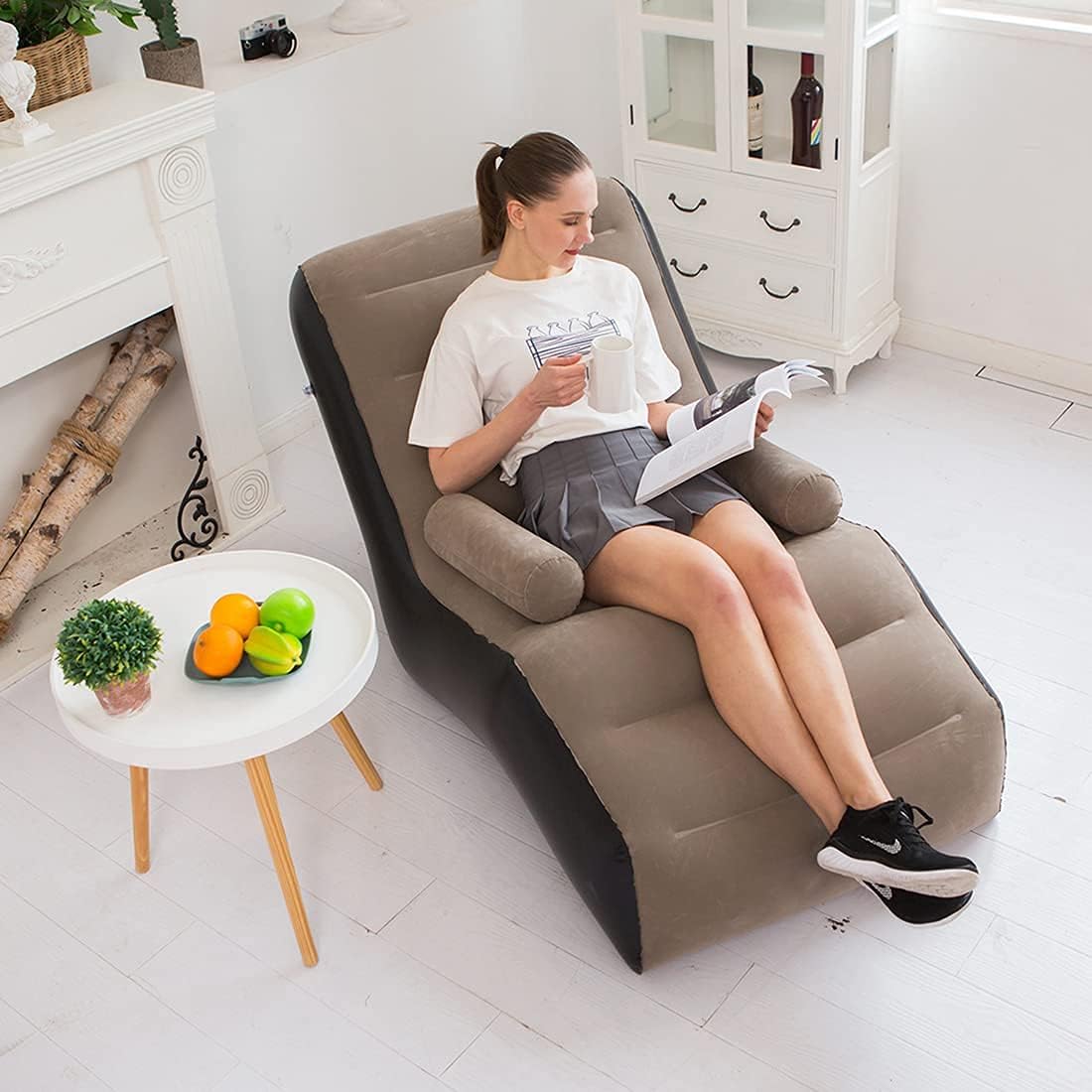 Folding Lazy Sofa,Inflatable L - Outdoor Furniture Philippines ulasan dan harga