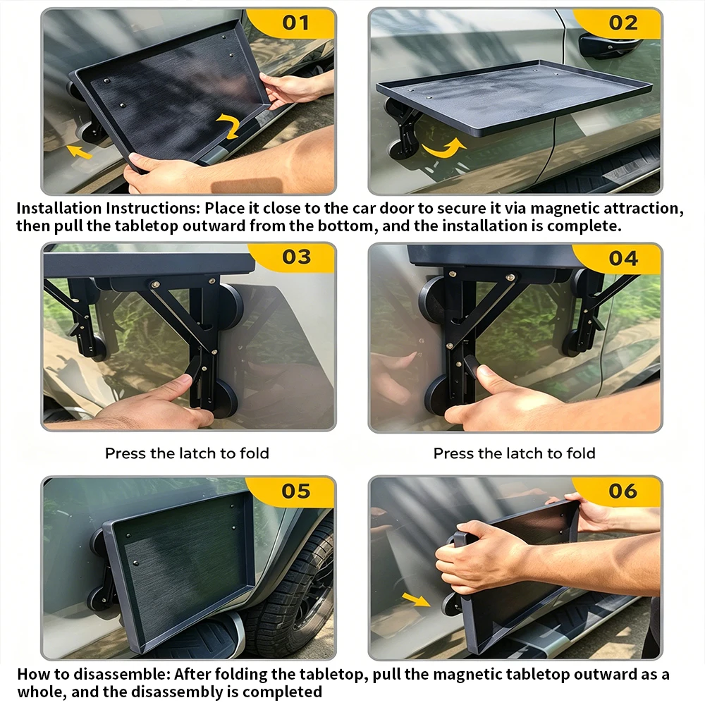 Portable Car Side Door Hanging - Folding Picnic Table ulasan dan harga