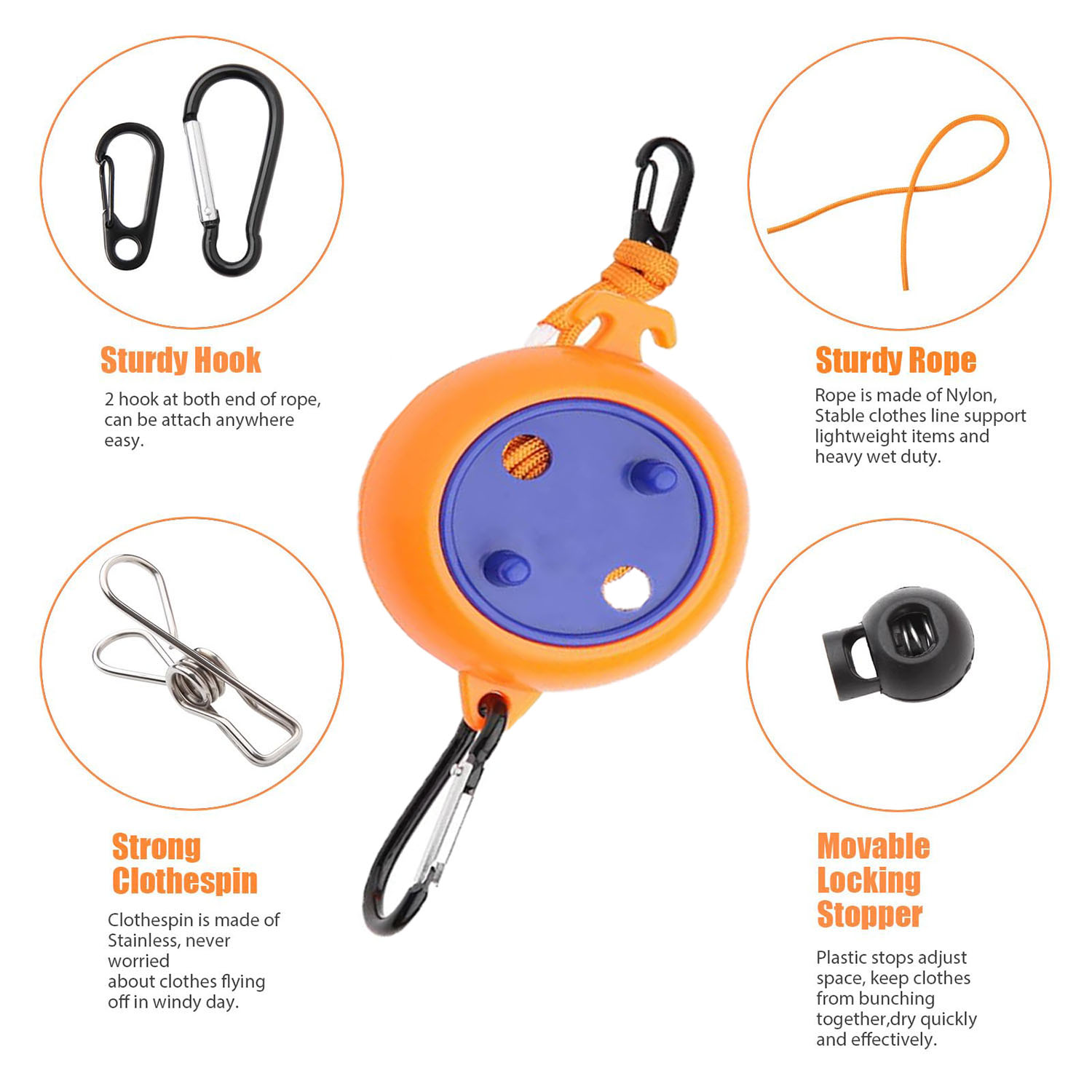 10m Portable Travel Camping Cl - Outdoor Furniture Rope ulasan dan harga
