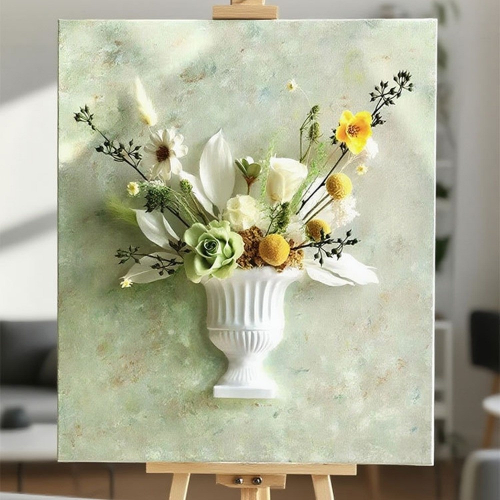 New French Oil Painting Half W - Outdoor Furniture Oil ulasan dan harga