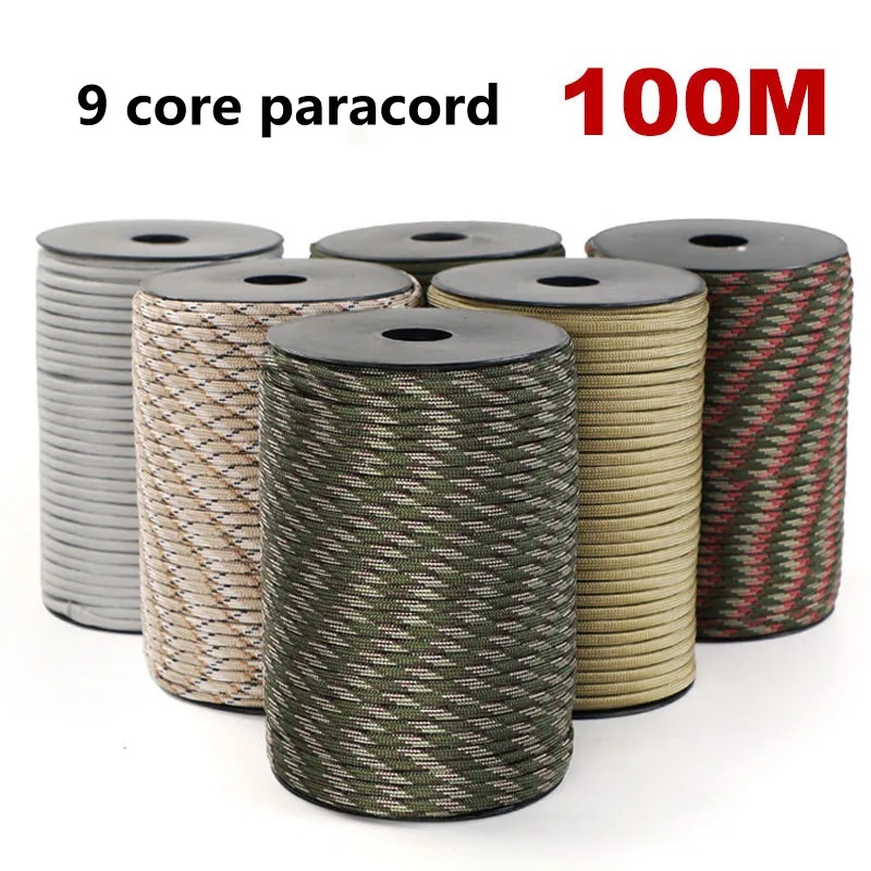 100M 550 Military Standard 9-C - Outdoor Furniture Rope ulasan dan harga