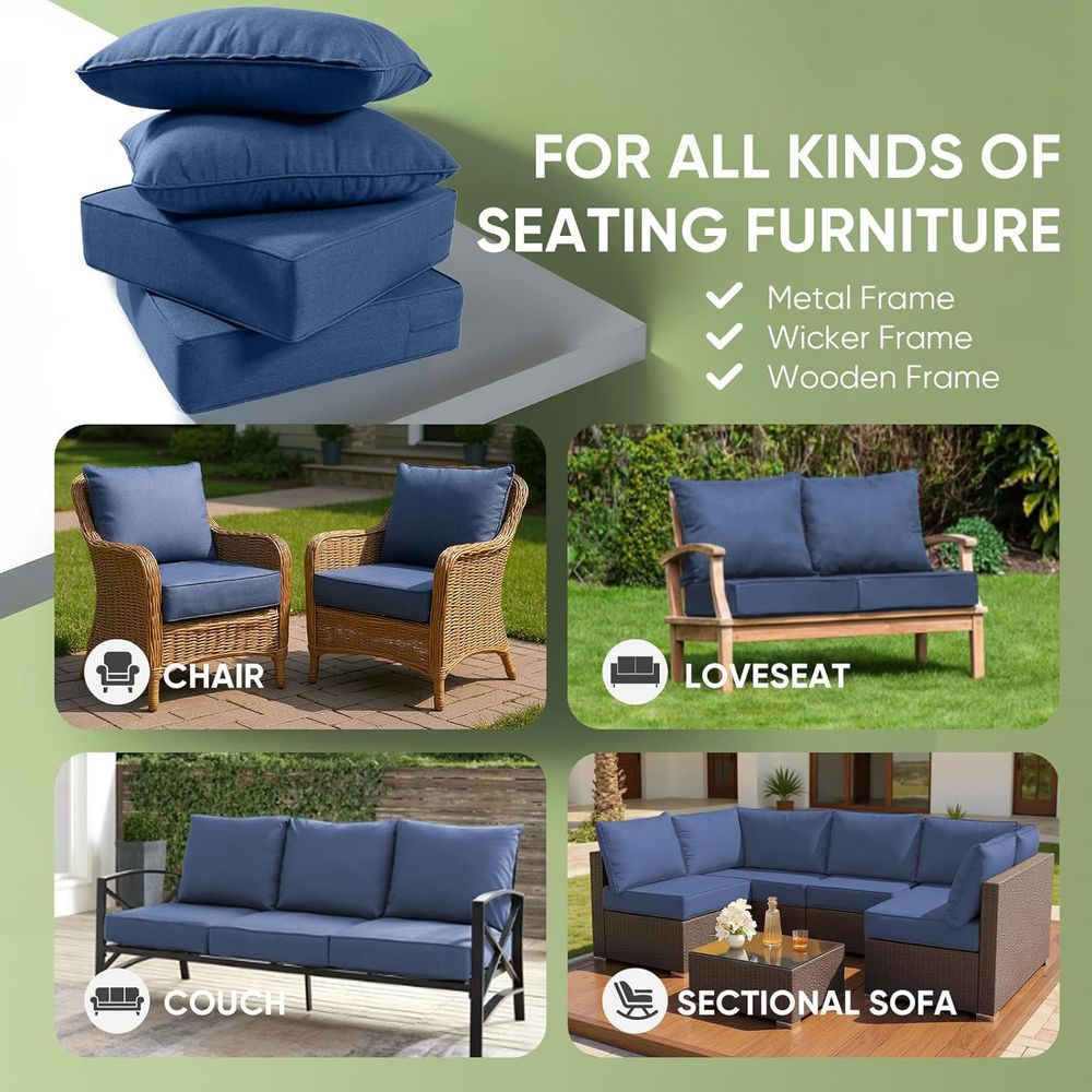 Outdoor Furniture Cushions, 6  - Outdoor Furniture Waterproof ulasan dan harga