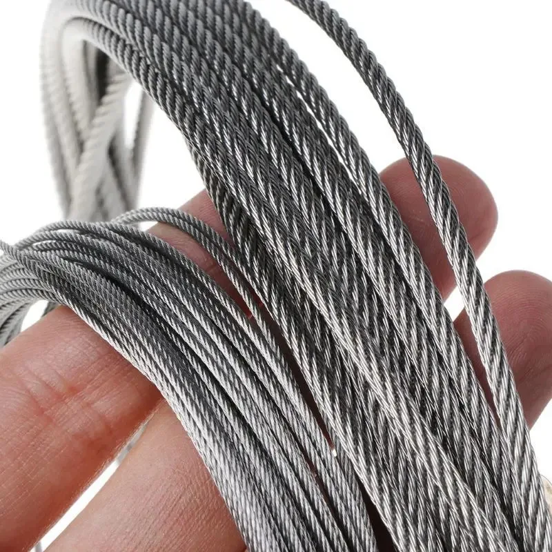 1Roll 5/10M Stainless Steel Wi - Outdoor Furniture Rope ulasan dan harga