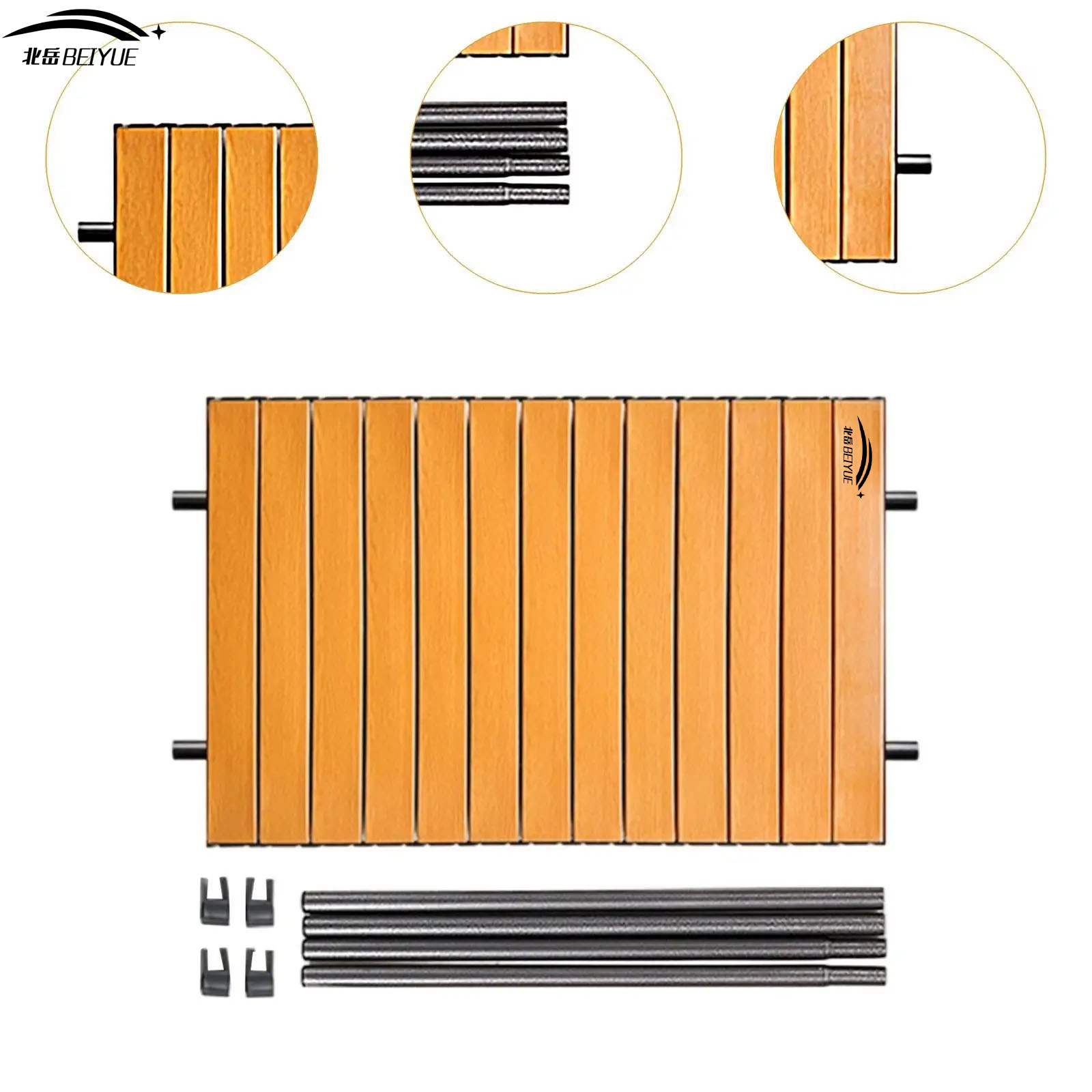 Beiyue  Camping Wagon Top Tabl - Folding Picnic Table ulasan dan harga