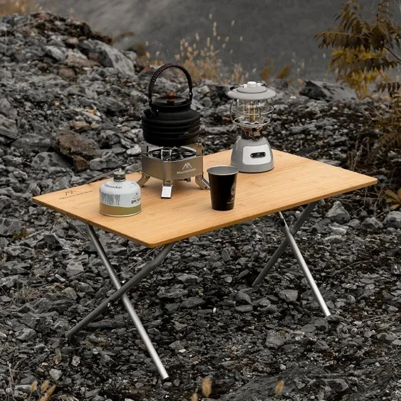MOUNTAINHIKER 2/3 Bamboo Foldi - Folding Picnic Table ulasan dan harga
