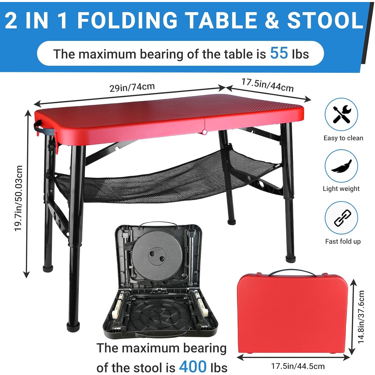 Retractable Folding Table & St - Outdoor Daybed Sofa ulasan dan harga
