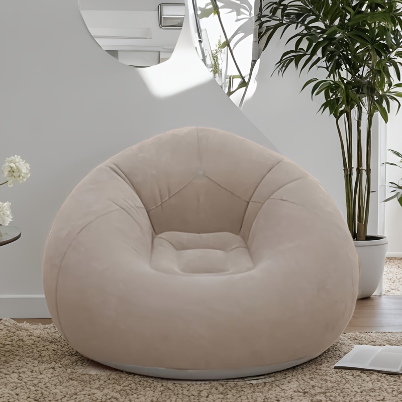 Flocked PVC Inflatable Sofa Ch - Outdoor Daybed Sofa ulasan dan harga