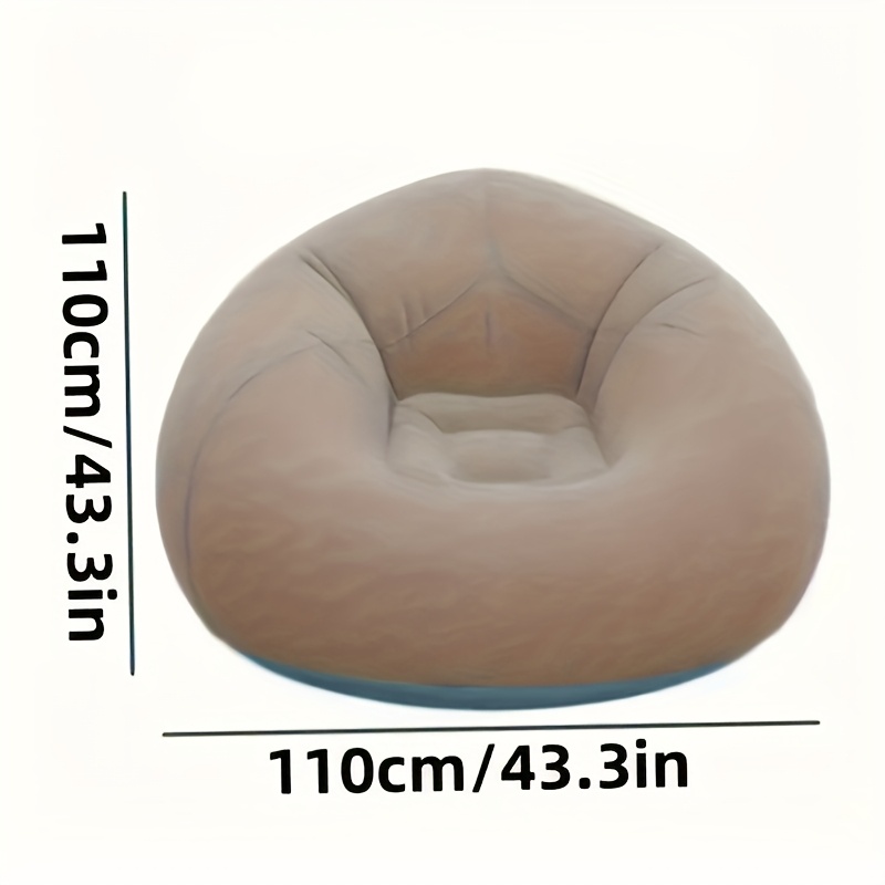 Flocked PVC Inflatable Sofa Ch - Outdoor Daybed Sofa ulasan dan harga